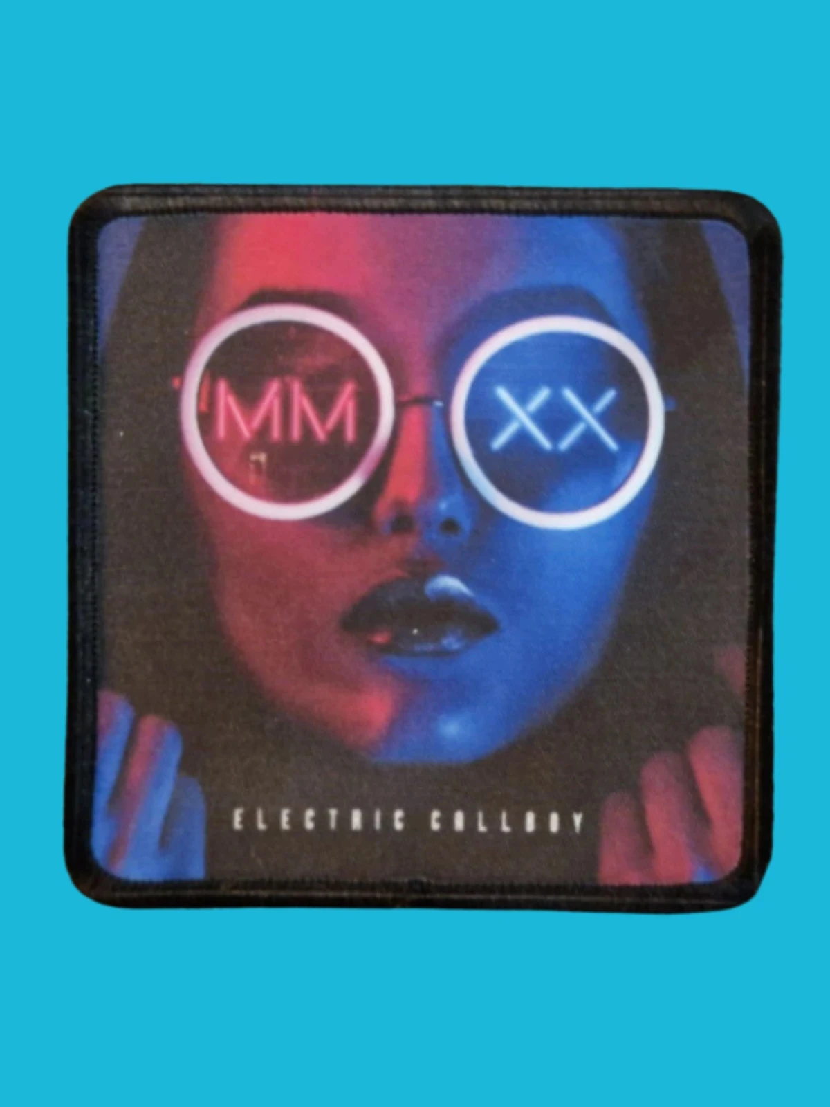 Patch Electric Callboy - MMXX - Imprimé - Carré de 7,5 x 7,5 centimètres